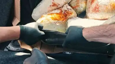 Muş'ta polis operasyonunda 60 kilogram skunk ele geçirildi