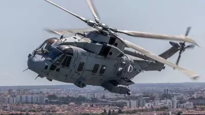 İngiltere'de Askeri Helikopter Düştü: 3 Ölü