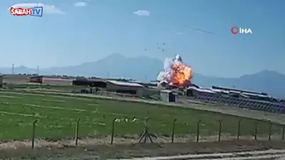 Niğde'deki havai fişek fabrikası patlamasının güvenlik kamera görüntüleri ortaya çıktı