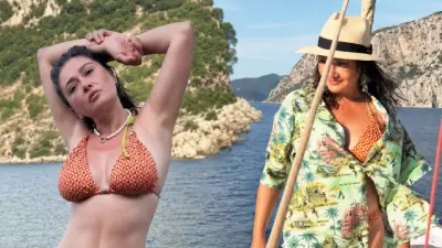 Nurgül Yeşilçay'ın Tatil Pozları: Tek Bikiniyle Köyden Koya