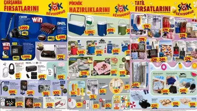 ŞOK Aktüel 10-16 Haziran Kataloğu: Yaz Fırsatları Kaçmaz!