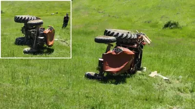 Çorum'da traktör devrildi: Sürücü hayatını kaybetti