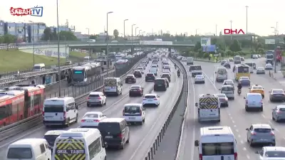 İstanbul'da bayram sonrası işbaşı trafiği: Yoğunluk yüzde 68'e ulaştı