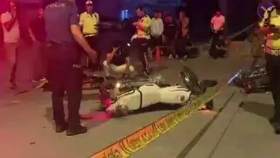 Tarsus'ta iki motosiklet kafa kafaya çarpıştı: 1 ölü, 1 yaralı