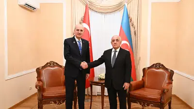 TBMM Başkanı Kurtulmuş, Bakü'de Azerbaycan Başbakanı Esedov ile Görüştü