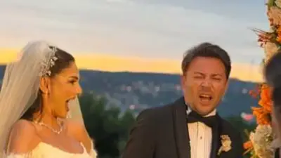 Tolga Güleç ve Öykü Cengiz Evlendi! Düğünden İlk Kareler