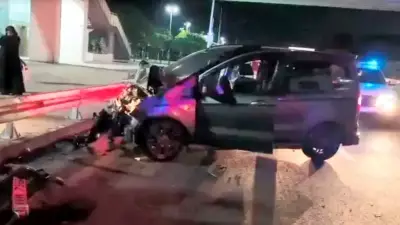 Trafikte makas atan araç kaza yaptı: 4 kişi yaralandı, sürücü kaçtı