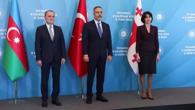 Türkiye-Azerbaycan-Gürcistan Üçlü Dışişleri Bakanları Toplantısı İstanbul'da Başladı