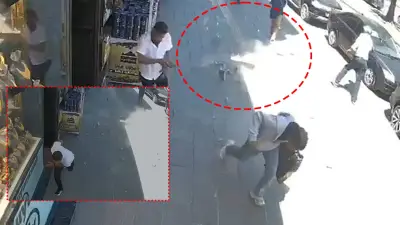 Van'da faciadan dönüldü! Binadan beton parçaları koptu: Vatandaşlar son anda kurtuldu