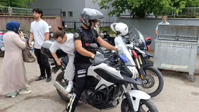 YKS TYT sınavında şaşkınlık: Yanlış okula gelen aday polis motosikletiyle sınava yetişti