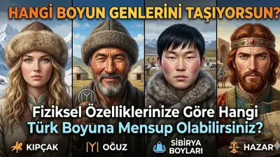 Yüz Şekliniz Hangi Türk Boyundan Geldiğinizi Ele Veriyor! Sonuç Sizi Şaşırtabilir