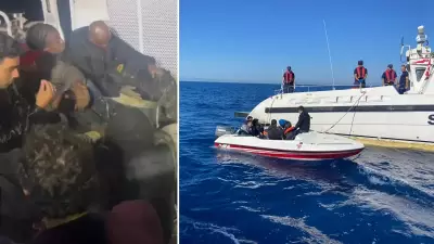 İzmir'de 30 düzensiz göçmen yakalandı, Sahil Güvenlik operasyonu