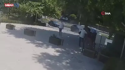 Zonguldak'ta üç aracın karıştığı kazanın güvenlik kamerası ortaya çıktı