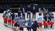 A Milli Erkek Basketbol Takımı'ndan Bosna Hersek Maçı Öncesi Yoğun Antrenman