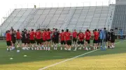 A Milli Futbol Takımı Los Angeles'ta İlk Antrenmanını Yaptı