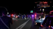 A Milli Futbol Takımı'na eşlik eden motosikletli polis kaza yaptı: 1 yaralı