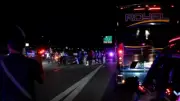 A Milli Futbol Takımı'nın konvoyunda polis motosikleti kaza yaptı