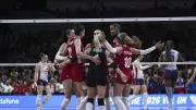 A Milli Kadın Voleybol Takımı Fransa'yı 3-0 Mağlup Etti