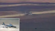 ABD'nin B-52 ağır bombardıman uçağı California'da düştü