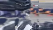 Alanya'da minibüs motosiklet çarpıştı: 1 ağır 2 yaralı