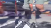 Alanya'da minibüs motosiklet çarpıştı: 1'i ağır 2 yaralı