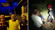 Alman turist Antalya'da ormanda kayboldu, 4 saatte kurtarıldı