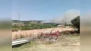 Çanakkale'de Tarım Arazisinde Yangın Panik Yarattı