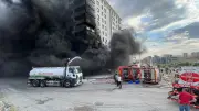 Şanlıurfa'da 10 katlı apartman yangını: 6 kişi yaralandı