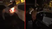 Antalya'da korku dolu anlar! İki otomobil kavşakta kafa kafaya çarpıştı: Yaralılar var!