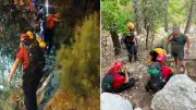 Antalya'da Kral Havuzu macerası: 2 kişi kayalıkta mahsur kaldı, 10 saatte kurtarıldı