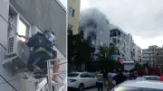 Antalya'da Tüp Patlaması Yangını: 2 Kişi Mahsur Kaldı