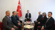 Bakan Bayraktar, Romanya'da UID Başkanı Kanbay ile Görüştü
