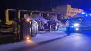 Batman'da düğün dönüşü takla atan araçta 6 yaralı