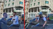 Beyoğlu'nda Yol Kavgası: 'Boksörüm, Çeneni Kırarım' Tehdidi