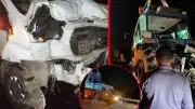 Bitlis'te feci kaza: Kontrolü kaybeden araçlar çarpıştı, 3 yaralı