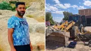 Cizre'de kepçe kazası: 1 ölü, 1 yaralı