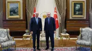 Cumhurbaşkanı Erdoğan, TBMM Başkanı Kurtulmuş'u Kabul Etti