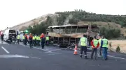 Denizli'deki feci otobüs kazasında can kaybı 9'a yükseldi
