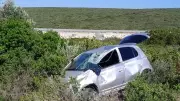 Didim'de şarampole devrilen otomobilde 2 kişi hayatını kaybetti