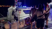 Didim'de balıkçı teknesi alabora oldu: 2 kişi kurtarıldı