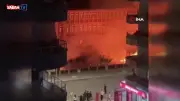 Diyarbakır'da havai fişek okul bahçesinde yangına neden oldu