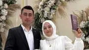 Düğün Gününde Eşini Evlilik Cüzdanıyla Son Yolculuğuna Uğurladı