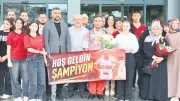 Down Sendromlu Milli Sporcu Abdullah İnan 7 Madalyayla Trabzon'a Döndü