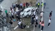 Düzce'de TIR'ın Lastiği Patladı, 6 Kişi Yaralandı