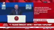 Erdoğan'dan ihracatçılara müjde: Reeskont kredisi limiti 5 milyar liraya çıktı