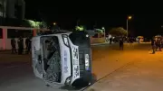Eskişehir'de işçi servisi devrildi: 7 yaralı