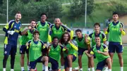 Fenerbahçe'de çift antrenmanla gün sona erdi