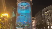 Galata Kulesi'nde Sıfır Atık Haftası Işık Gösterisi