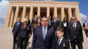 Galatasaray'dan Anıtkabir'e anlamlı ziyaret