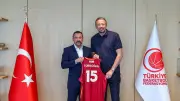 Galatasaray'dan TBF Başkanı Hidayet Türkoğlu'na Ziyaret